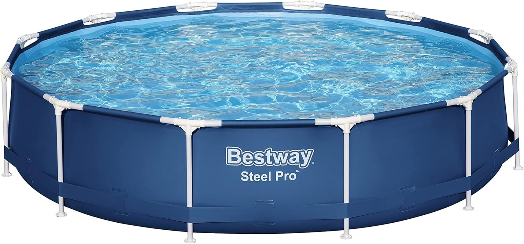 Steel Pro Swimming Pool | above Ground round Paddling Pool, 12' X 30"
