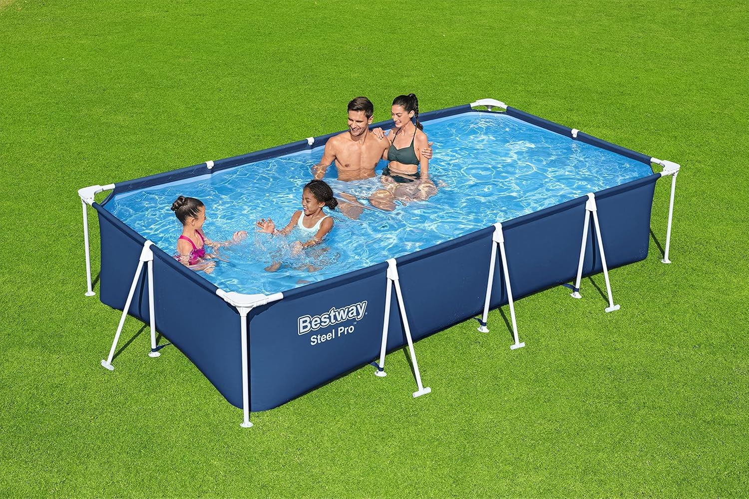 Steel Pro | Metal Frame above Ground Pool, Family Outdoor Pool 13.1Ft